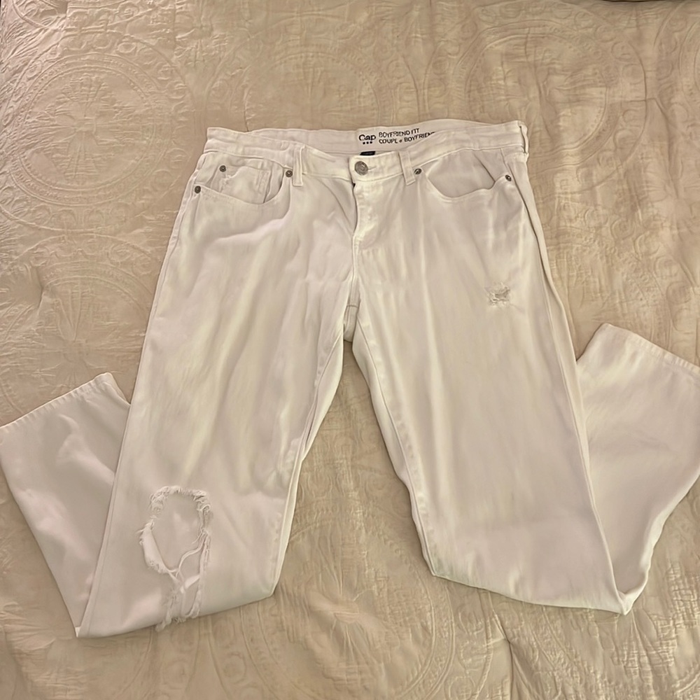Gap Distressed Boyfriend Jeans Size 10